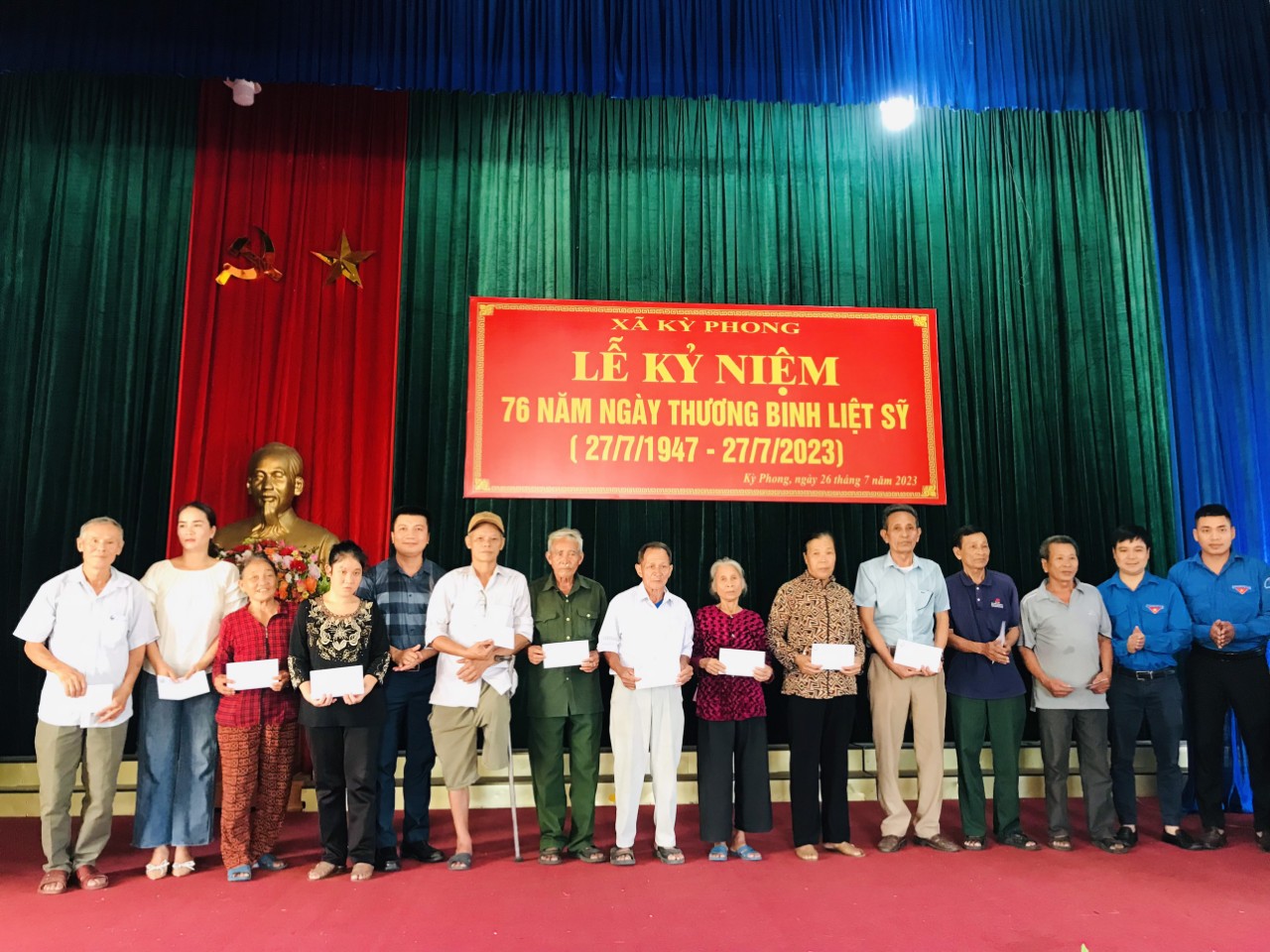 Xã Kỳ Phong tổ chức các hoạt động tri ân nhân dịp kỷ niệm 76 năm ngày Thương binh- Liệt sỹ (27/7/1947-27/7/2023)